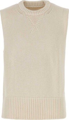 Sleeveless Knitted Vest-AA