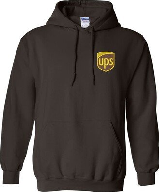 ALLNTRENDS United Parcel Service Embroidered Hoodie Sweatshirt (M