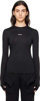 BONBOM Black Biker Long Sleeve T-Shirt