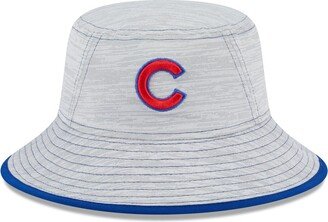 Men's Gray Chicago Cubs Game Bucket Hat