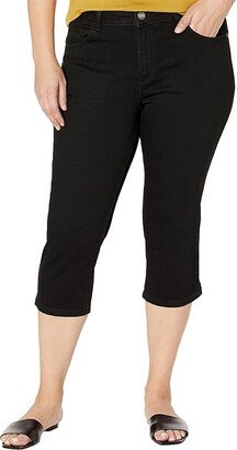 Plus Size Legendary Capris (Black) Women's Casual Pants