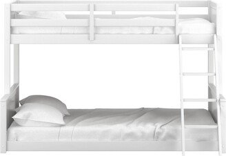 Twin Over Full Capri Wood Kids' Bunk Bed White