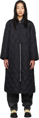 Black Quilted Coat