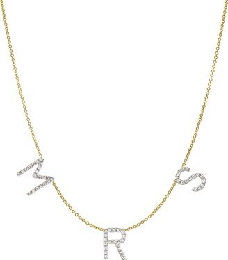 Zoe Lev Jewelry Personalized Diamond 3-Initial Space Necklace