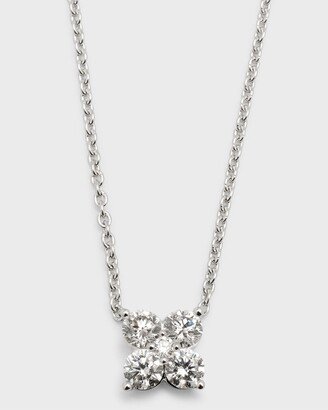 Neiman Marcus Diamonds 18K White Gold Round Diamond Flower Pendant