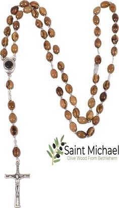 Hand Made Olive Wood Beads Rosary From Holy Land. Catholic Rosary Gift For Any Religious Occasion Baptism, Communion, Confirmation