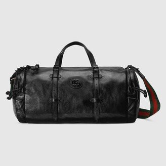 Large duffle bag with tonal Double G