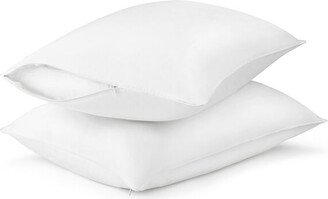 233 Thread Count Cotton Antimicrobial Pillow Protector Set