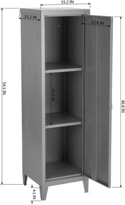 Homy Casa 15.2'' W Steel Accent Cabinet