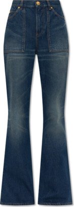 Flared Jeans - Blue-AA