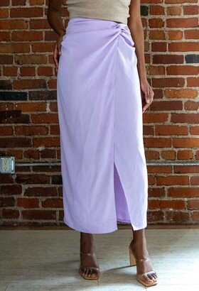 HFR x Women's Lavendula Twist Wrapped Skirt by @kimberlygoldson