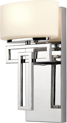 Netlighting Lanza 1 Light Bathroom Wall Light Polished Chrome IP44 G9