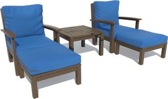 highwood Bespoke Deep Seating Chaise Set with Side Table