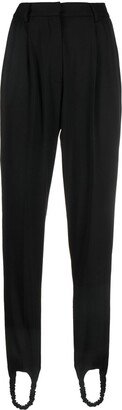High-Waisted Stirrup Trousers