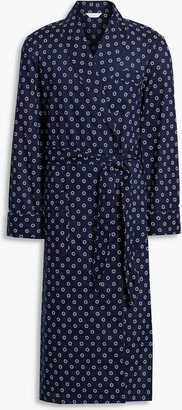 Nelson printed cotton robe