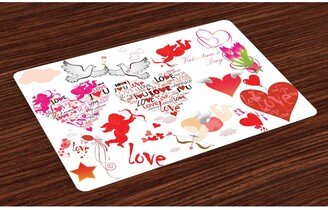 Love Place Mats, Set of 4