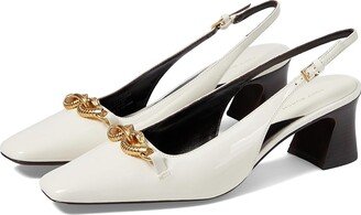 55 mm Jessa Slingback (Light Cream/Gold) Women's Shoes