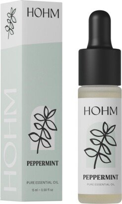 Hohm Peppermint Essential Oil , Pure Essential Oil for Your Home Diffuser - 15 mL