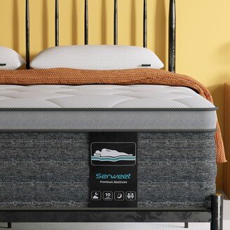 Serweet 12 Inch Memory Foam Hybrid Queen Mattress