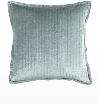 Lalique Quilted Matte Velvet European Sham