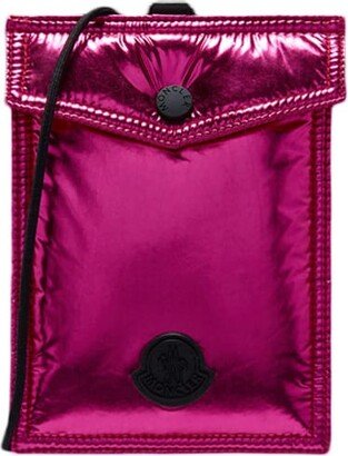 Bright Pink Metallic Nylon Smartphone Cover