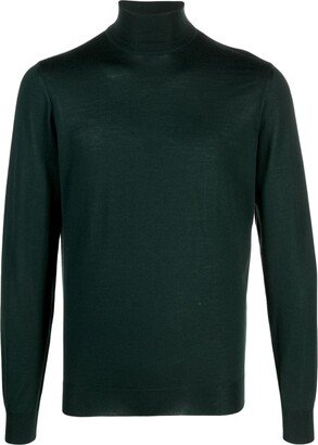 Roll-Neck Merino Wool Jumper-AA