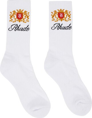 White Crest Socks