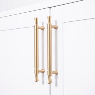 Brass Door Wardrobe Cupboard Drawer Nordic Handle Golden Brass E105