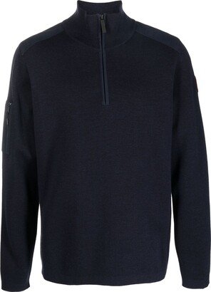 Half-Zip Wool Sweater