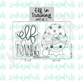 Elf in Training Set Of 2 Cookie Cutters