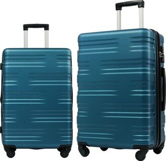 GREATPLANINC Luggage Sets of 2 Piece Carry on Suitcase Airline Approved,Hard Case Expandable Spinner Wheels-AI