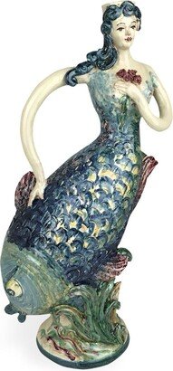 Siren porcelain vase