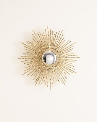 Square Beaded Burst Mirror