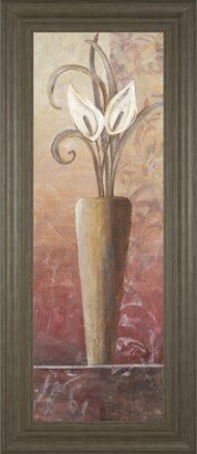 Flower in Vase I Framed Print Wall Art, 18 x 42