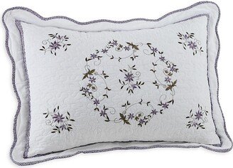 Modern Heirloom Gwen Floral Embroidered King Pillow Sham
