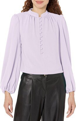 Women's Button Front Blouse-AA