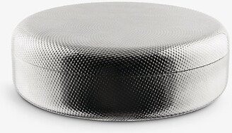 Nocolor Textured Stainless-steel Round Kitchen box 23cm