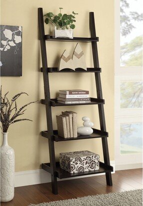 CDecor Sheridan Transitional Ladder Bookcase