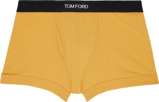 Yellow Jacquard Boxers