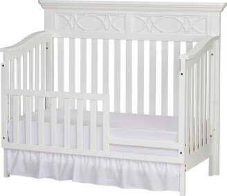 White Solid and Manufactured Wood Standard Four In One Convertible Crib - 60.25