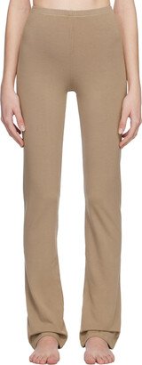 Taupe Outdoor Basics Split Hem Leggings