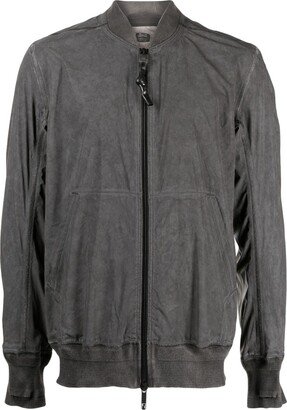 Zip-Up Bomber Jacket-AF