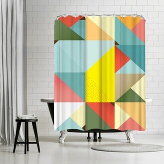 71 x 74 Shower Curtain, Pattern6 by Patricia Pino