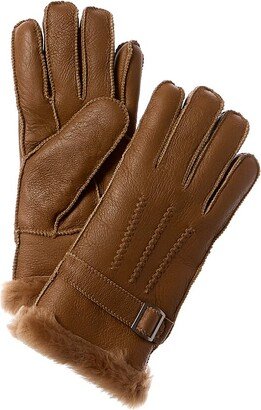 Surell Accessories Shearling Gloves