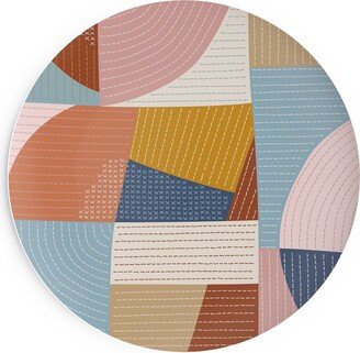 Salad Plates: Modern Patchwork - Multi Salad Plate, Multicolor