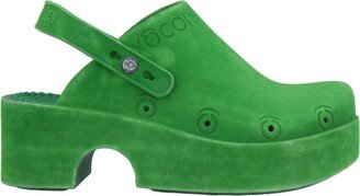 XOCOI Mules & Clogs Green