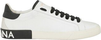 Portofino Vintage Calfskin Leather Sneakers