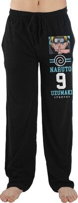 Naruto 07 Anime Cartoon CharacterBlack Sleep Pajama Pants - L