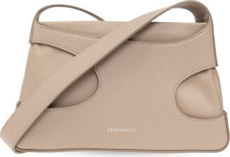 ‘Cut Out’ Shoulder Bag - Beige