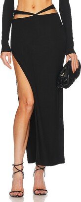 Lama Jouni Strap Maxi Skirt